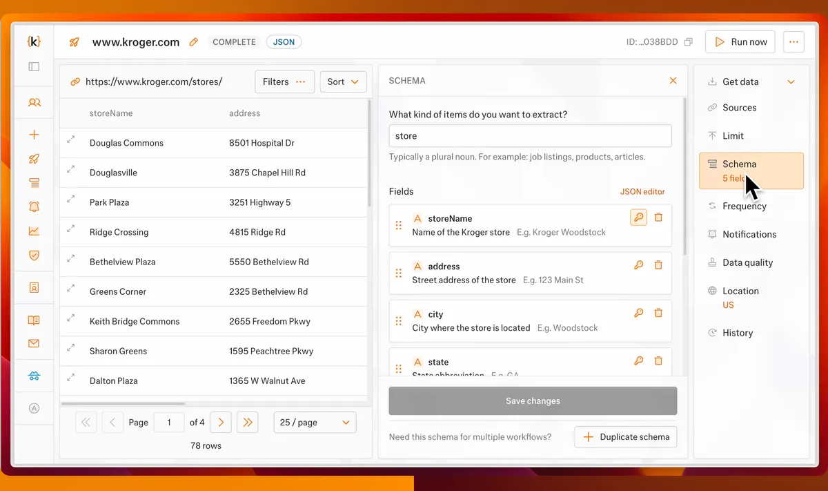 AI Web Scraping Platform