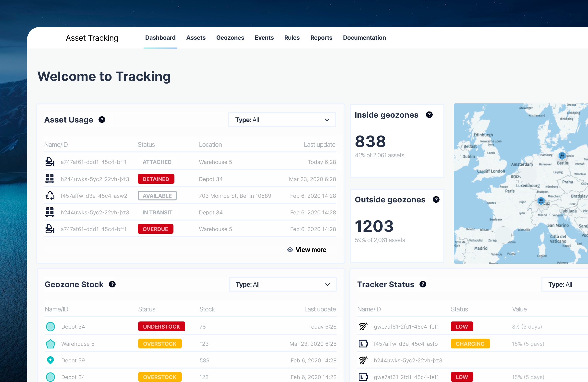 Realtime Asset Tracking